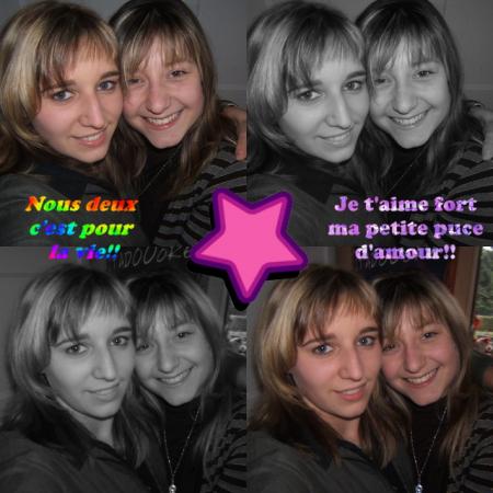 Pti montage de nous deux ma puce!!