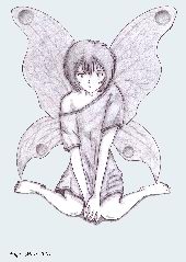 fille papillon