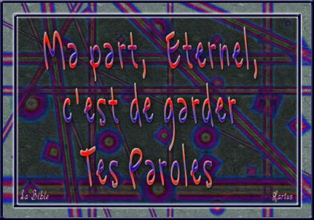 tes paroles